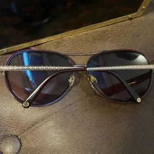 Tory Burch Brown Retro Aviator TY6007 Sunglasses Tory Burch | Accessories | Tory Burch Brown Retro Aviator  main image 2